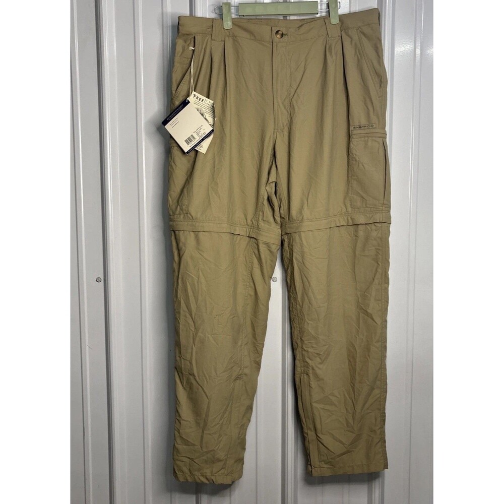 ExOfficio Traveling Convertible Hiking Pants Men’s XL Khaki Zip Off Packable NWT